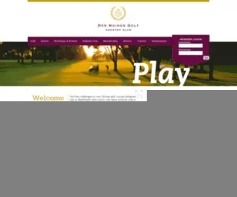 DMGCC.org(Des Moines Golf and Country Club Des Moines Golf and Country Club Â The Preeminent Family Golf and Country Club in Iowa) Screenshot