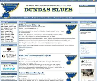 Dmha.ca(Dundas Minor Hockey) Screenshot