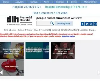 DMhcares.net(Discover why Decatur Memorial Hospital) Screenshot