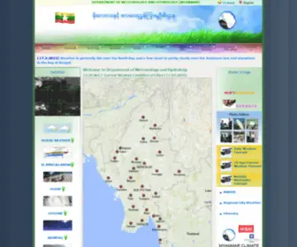 DMH.gov.mm(Independent Burma Meteorological Department (BMD)) Screenshot