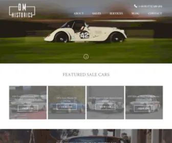 Dmhistorics.com(Classic Sports Cars for Sale) Screenshot