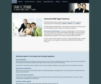 DMhsoftware.com(DMH SNMP Agent Solution for Embedded Systems and IOT Devices) Screenshot
