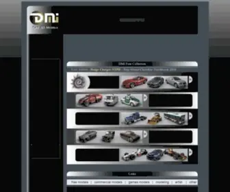 Dmi-3D.net(DMI Car 3D Models) Screenshot