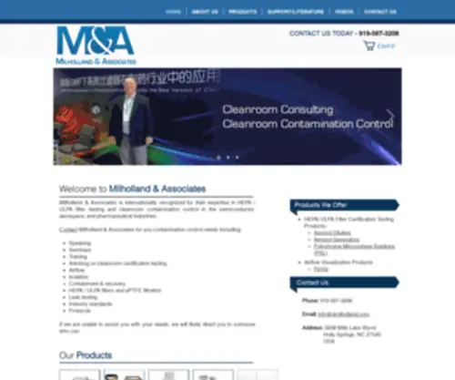 Dmilholland.com(Milholland Associates) Screenshot