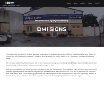 Dmisigns.com.au(DMI Signs) Screenshot