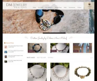 Dmjewelrydesigns.com(The fashion collection) Screenshot