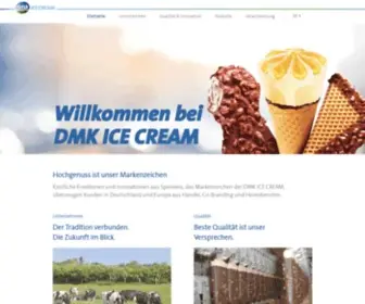 DMK-Eis.de(DMK ICE CREAM) Screenshot