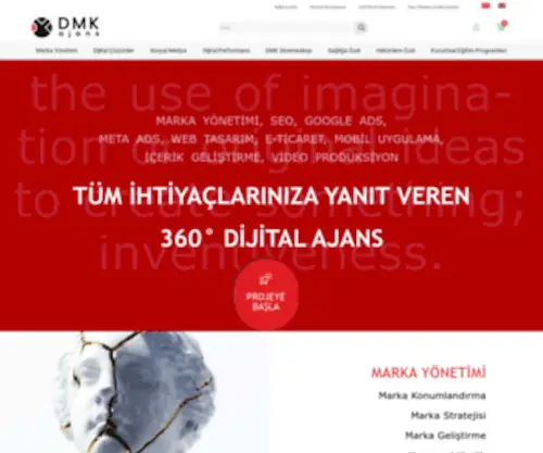 Dmkajans.com.tr(DMK Ajans) Screenshot