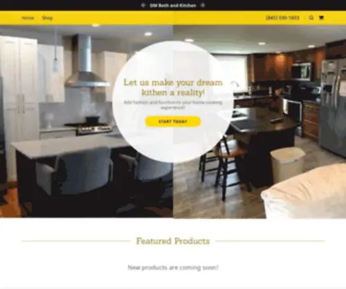 Dmkitchenbath.com(Your dream kitchen becomes a reality) Screenshot