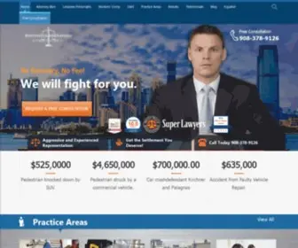 Dmlawyer.com(New Jersey Personal Injury Attorney) Screenshot