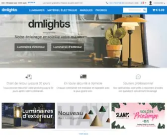 Dmlights.fr(Le magasin déclairage le plus complet en ligne) Screenshot