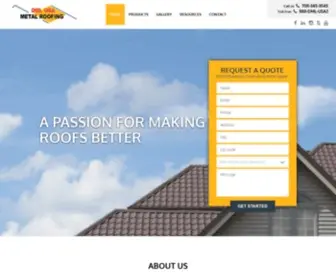 Dmlusa.com(USA Metal Roofing Manufacturer) Screenshot