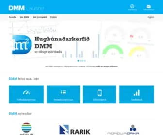 DMM.is(DMM Lausnir ehf. bjóða hugbúnaðarkerfið sitt DMM sem eignaskráningar) Screenshot