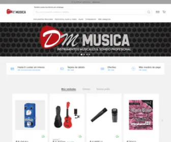 Dmmusica.com.ar(DM MUSICA) Screenshot