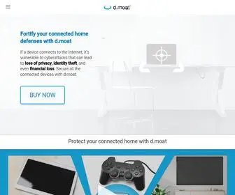Dmoat.com(D.moat Home Network Security) Screenshot