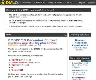 Dmoj.ca(Modern Online Judge) Screenshot