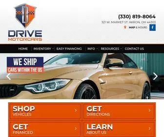 Dmotorcars.com(Drive Motorcars) Screenshot