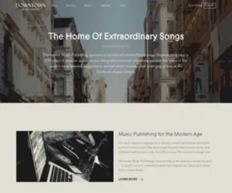 DMPgroup.com(Downtown Music Publishing) Screenshot