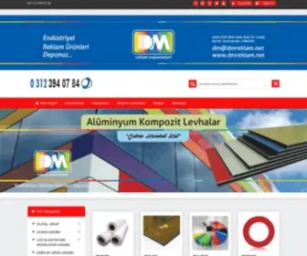 Dmreklam.net(DM REKLAM MALZEMELER) Screenshot