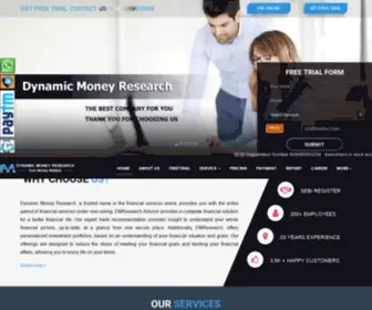 Dmresearch.in(Dynamic Money research) Screenshot