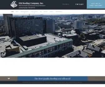 Dmroofingco.com(Roof Repairs) Screenshot