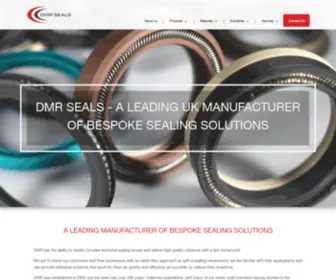 DMrseals.co.uk(A Leading Manufacturer of Bespoke Sealing Solutions) Screenshot