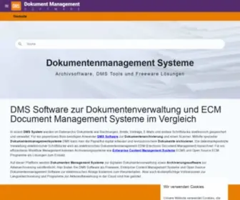 DMS-Programme.de(DMS Software und ECM Programme) Screenshot