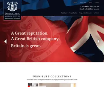 DMS-UK.com(Diplomatic Mission Supplies) Screenshot