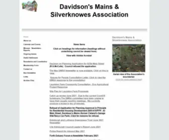 Dmsa.org.uk(Davidson's Mains & Silverknowes Association) Screenshot