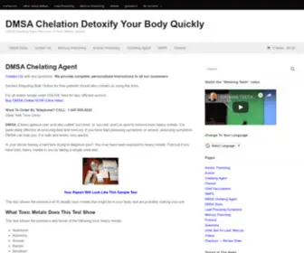 Dmsachelation.com(DMSA Chelation Detoxification) Screenshot