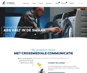 DMS.be(Crossmediaal communicatiebureau) Screenshot
