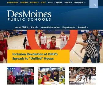DMSchools.org(Des Moines Public Schools) Screenshot