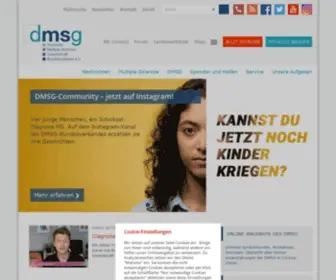 DMSG.de(Deutsche Multiple Sklerose Gesellschaft) Screenshot