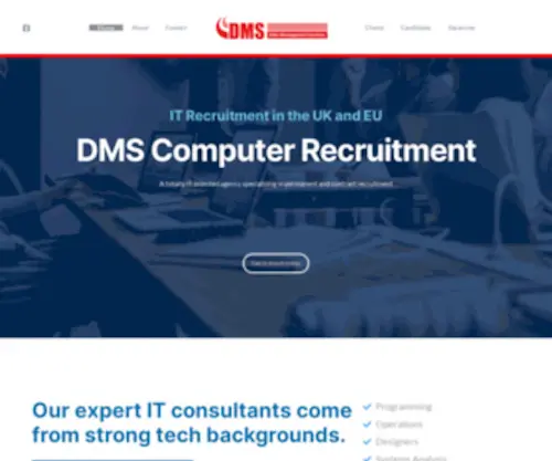 Dmsitjobs.co.uk(DMS Computer Recruitment) Screenshot