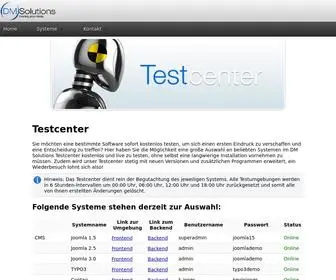 Dmsolutions-Testcenter.de(DM Solutions) Screenshot