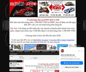 DMT-Kit.com(Cua hang mo hinh DMT hobbystore) Screenshot