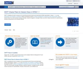 DMTF.org(Home) Screenshot