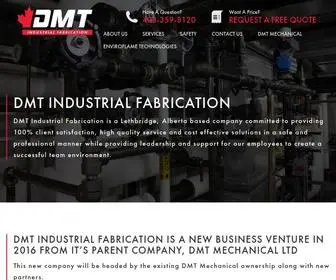 Dmtindustrial.com(DMT Industrial Fabrication) Screenshot