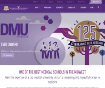 Dmu.edu(Des Moines University) Screenshot