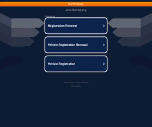 DMV-Florida.org(Dit domein kan te koop zijn) Screenshot