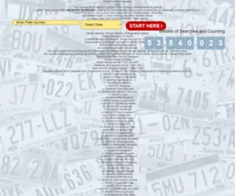 DMvfiles.org(License Plate Search) Screenshot