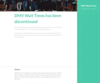 DMvwaittime.com(California DMV Wait Times) Screenshot