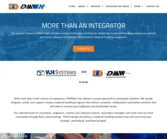 Dmwandh.com(Material Handling Solutions & Automation Systems) Screenshot