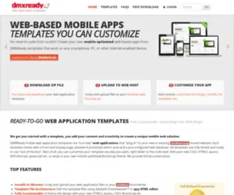 DMxready.com(Responsive CMS websites and cms website applications built with bootstrap) Screenshot