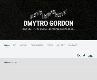 DMYtrogordon.com(Dmytro Gordon) Screenshot