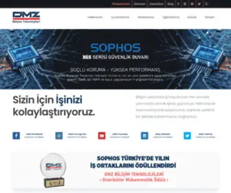 DMzbilisim.com(DMZ Bilişim Teknolojileri) Screenshot