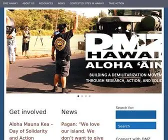 DMzhawaii.org(DMZ Hawai'i) Screenshot