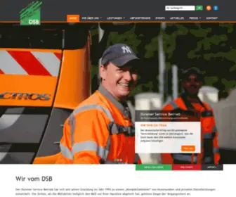 DN-SB.com(Dürener Service Betrieb Düren Abfallentsorgung Straßenreinigung Badesee Hallenbad Winterdienst) Screenshot