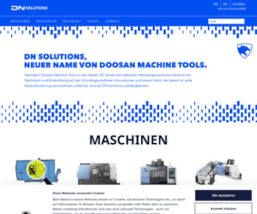 DN-Solutions.de(DN Solutions) Screenshot