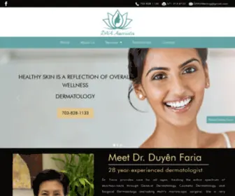 Dna-Associate.com(General and Surgical Dermatology doctor Sterling) Screenshot